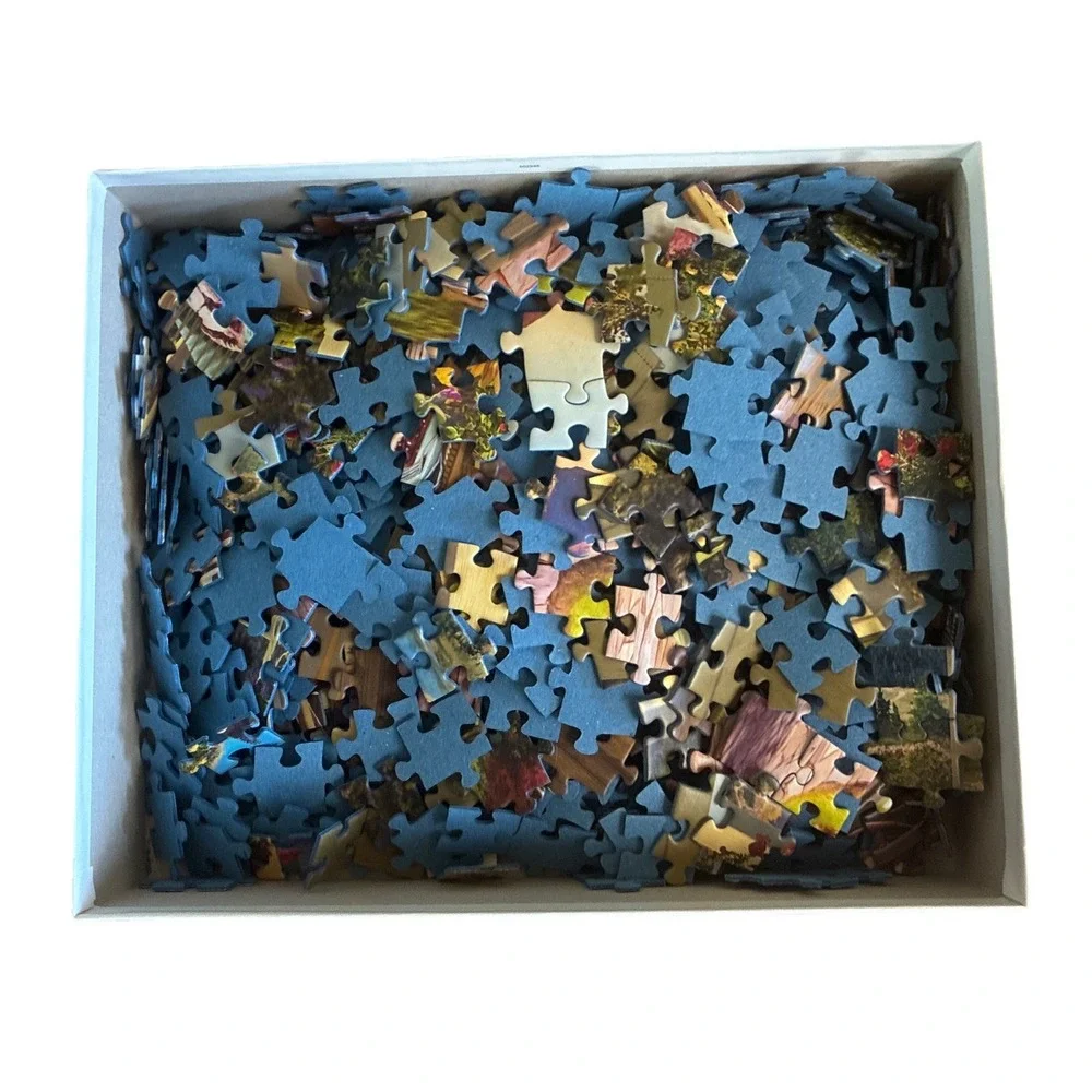 Ravensburger Puzzle Cozy Front Porch View 750 Large‎ Piece Jigsaw Complete